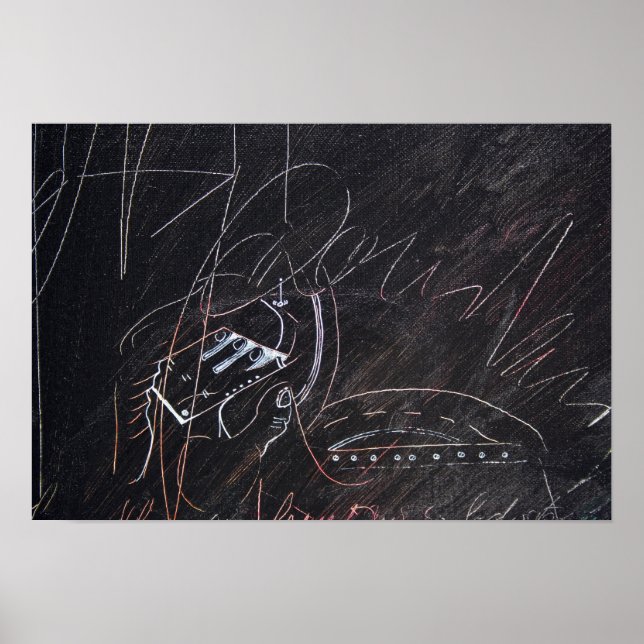 Idees Blanches et Tableaux Noirs 3 détails Poster (Devant)