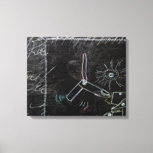 Idees Blanches & Tableaux Noirs 1 en4pieces Toile