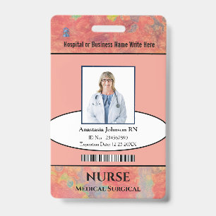 Identification de badge personnalisé pour employés