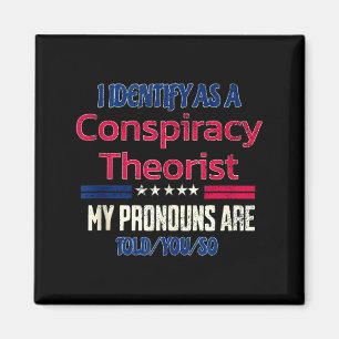Identify as a conspiracy theorist pronouns are tol magnet