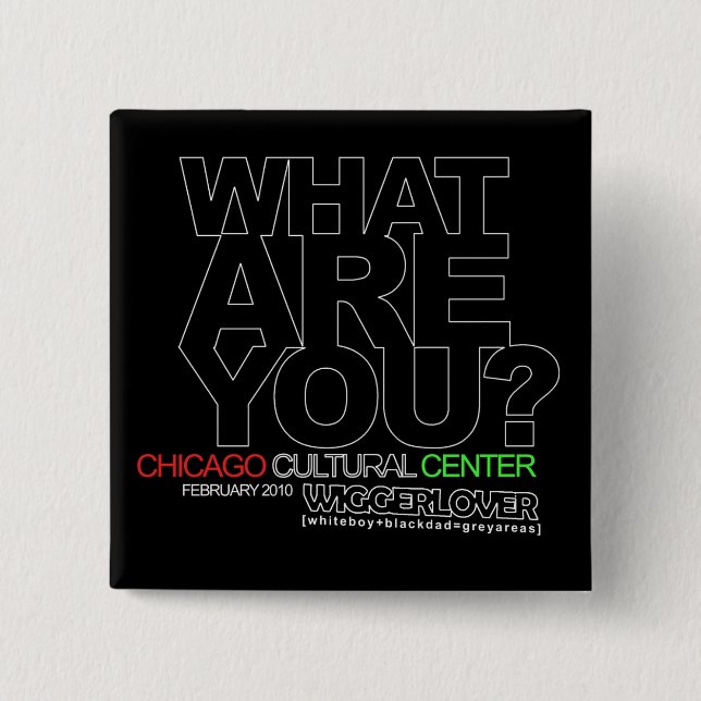 IDENTITY CRISIS #3 2 INCH SQUARE BUTTON (Front)