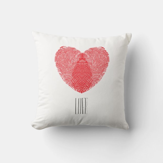 Identity of Love Throw Pillow (Front)