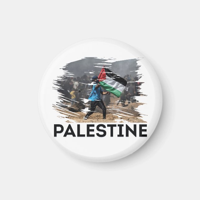 Identity, struggle, and freedom magnet (Front)