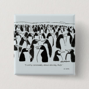 Identity Theft 2 Inch Square Button