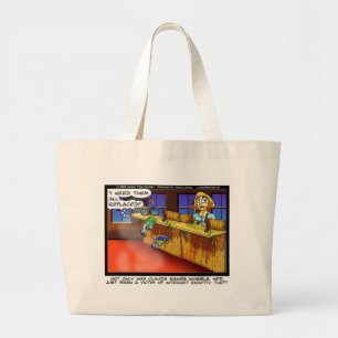 Identity Theft Funny Gifts Tees & Collectibles Large Tote Bag