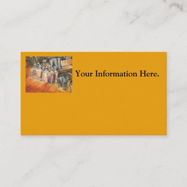 ideography of Golden Light Business Card (Front)