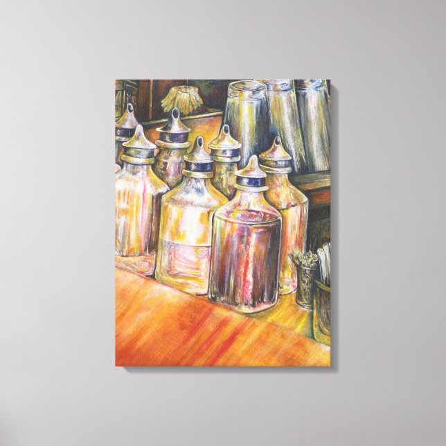 Ideography of Golden Light Canvas Print (Front)