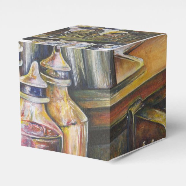Ideography of Golden Light Favor Box (Front Side)