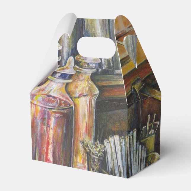 Ideography of Golden Light Favor Box (Front Side)