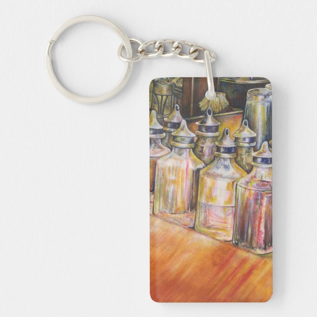 Ideography of Golden Light Keychain (Front)