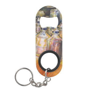 Ideography of Golden Light Keychain Bottle Opener