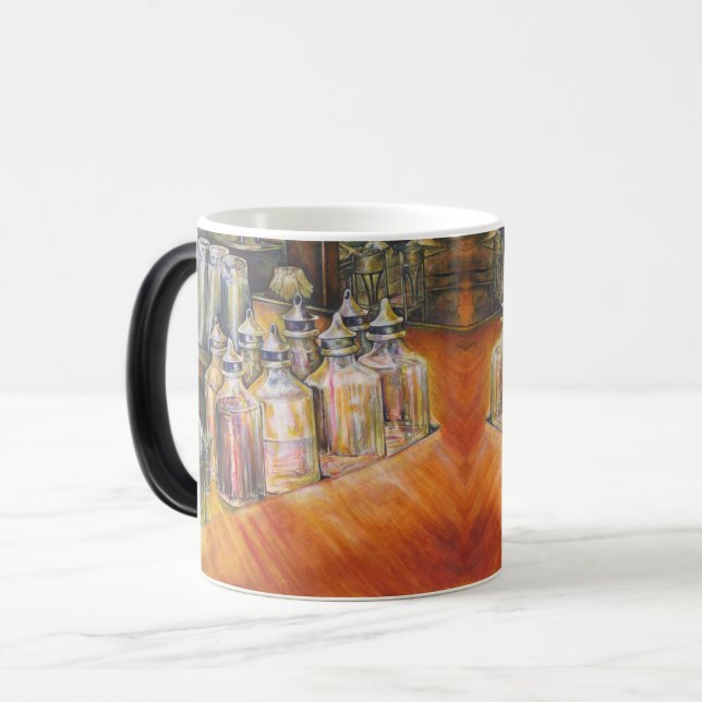 Ideography of Golden Light Magic Mug (Front Left)