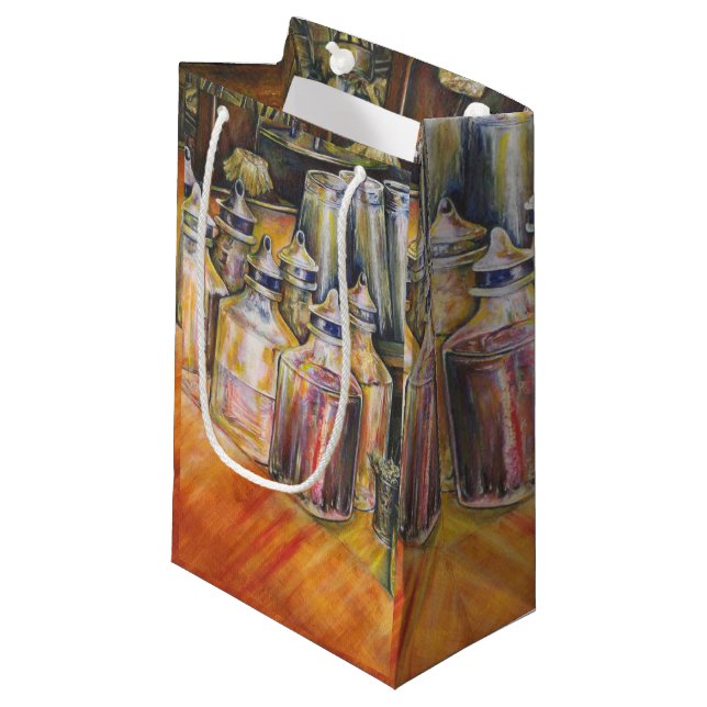Ideography of Golden Light Small Gift Bag (Front Angled)