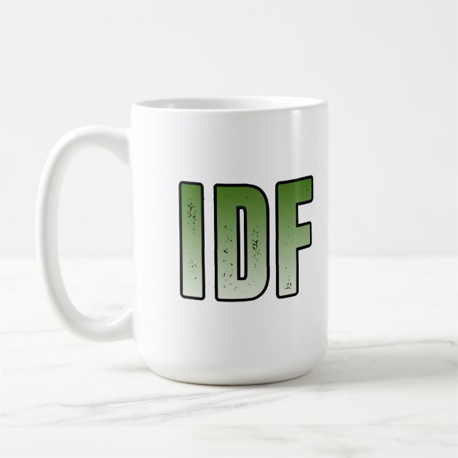 IDF Israeli army  Coffee Mug (Left)