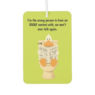 IDGAF  AIR FRESHENER