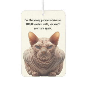 IDGAF  AIR FRESHENER