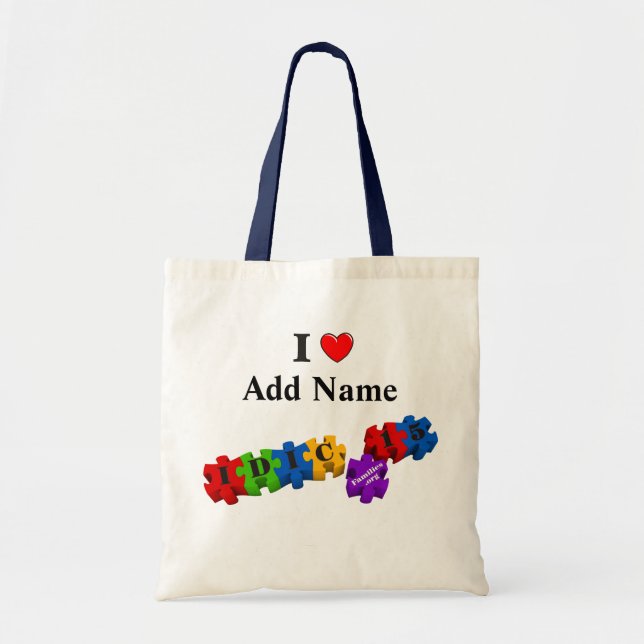 IDIC15 Bag Multicolor Puzzle Customize (Front)