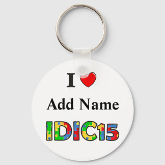 IDIC15 Keychain I Love Customize