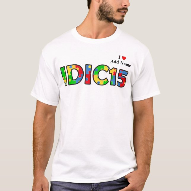 IDIC15 Mens Shirt Multicolor Puzzle Customize (Front)
