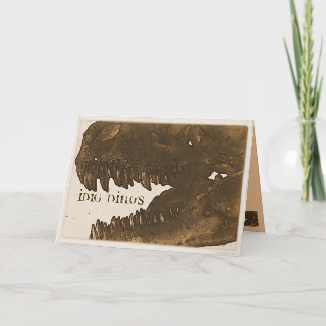 idig dino's card (Front)