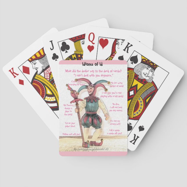"Idioms of Id" Playing Cards (Back)