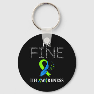 Idiopathic Intracranial Hypertension Awareness Iih Keychain