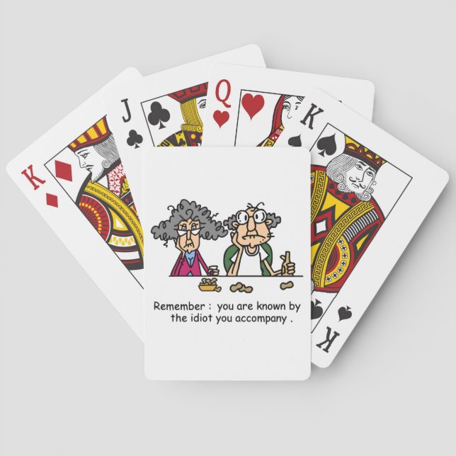 Idiot Company Playing Cards (Back)