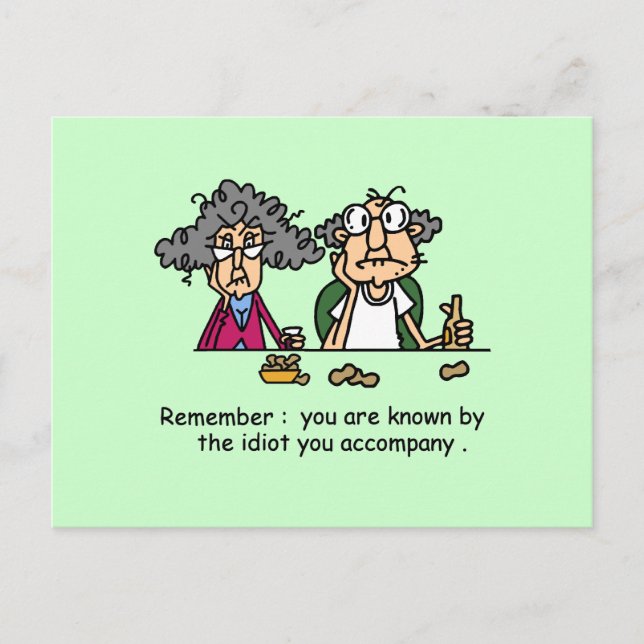 Idiot Company Postcard (Front)