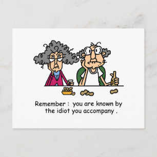 Idiot Company Postcard