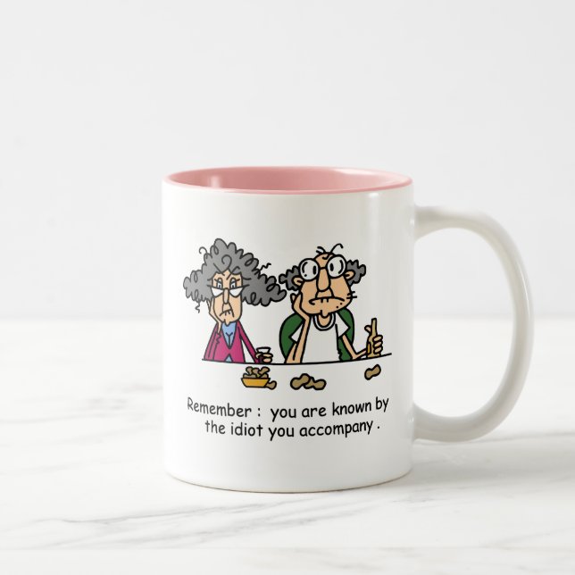 Idiot Company Two-Tone Coffee Mug (Right)