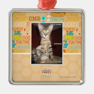 Idiot Friends Metal Ornament