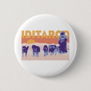Iditarod Race 2 Inch Round Button