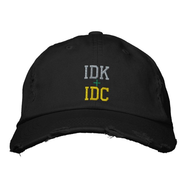 IDK + IDC CASQUETTE CASQUETTE USA (Devant)