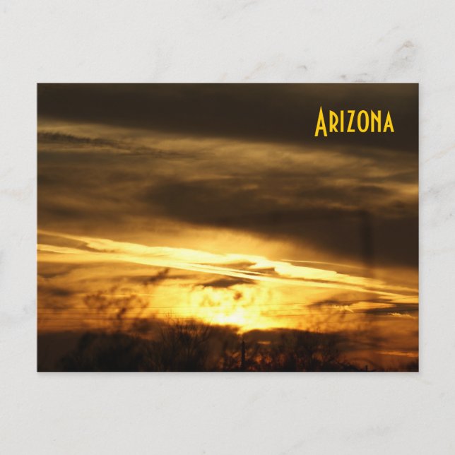 IDKP Arizona sunset post card (Front)