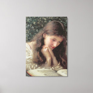Idle Tears (w/c on paper) Canvas Print