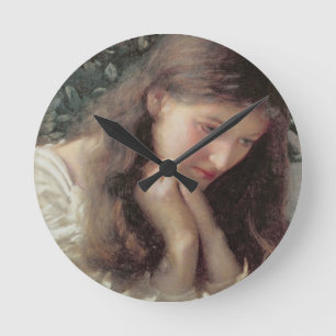Idle Tears (w/c on paper) Round Clock