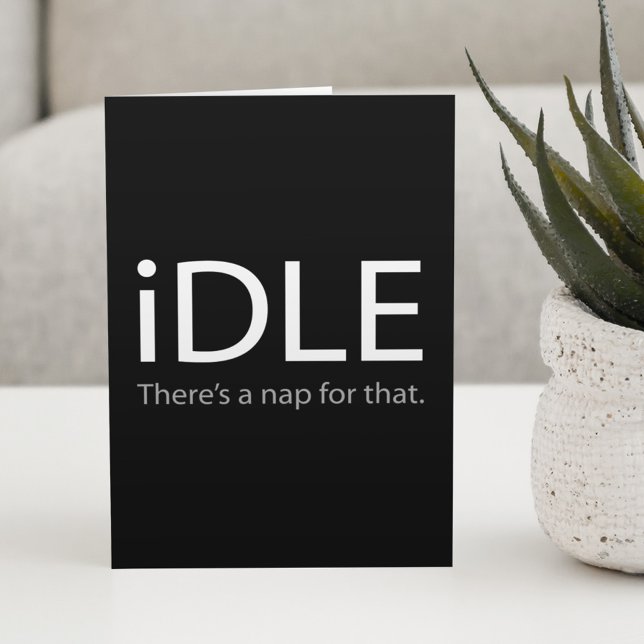 iDLE - There's a Nap For That!!! Holiday Card (Creator Uploaded)