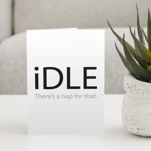 iDLE. There's a Nap For That. Holiday Card (Creator Uploaded)