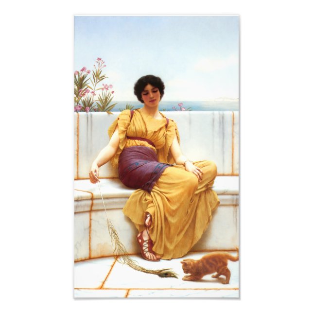 Idleness by John William Godward Photo Print (Front)