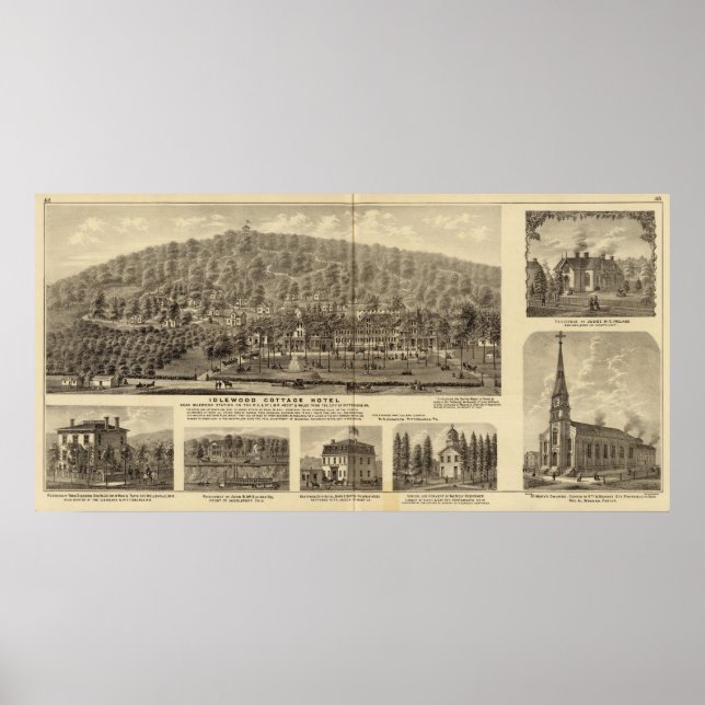 Idlewood Cottage Hotel near Pittsburgh Poster (Front)