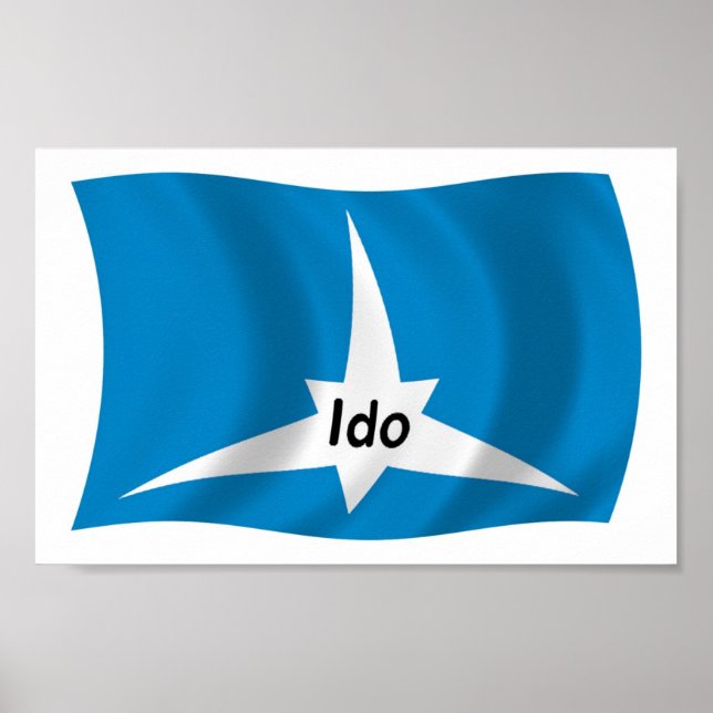 Ido Flag Poster Print (Front)