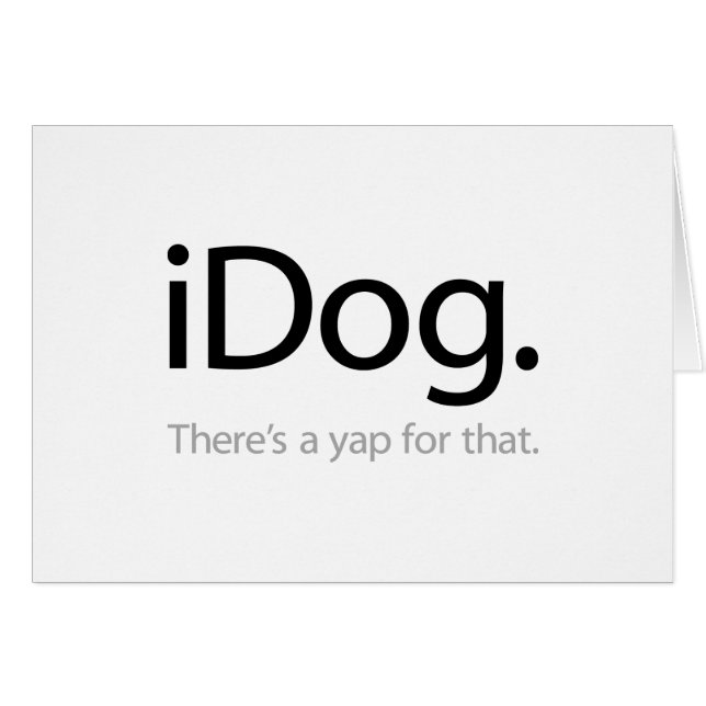 iDog - Il y a un Yap pour ça (Devant horizontal)