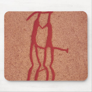 Idol couple mouse pad