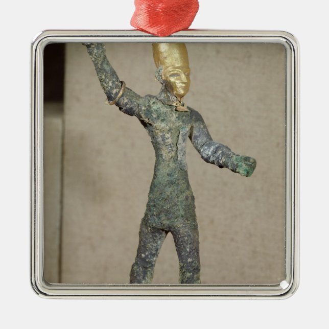 Idol of the god Baal, from Ugarit, Syria Metal Ornament (Front)