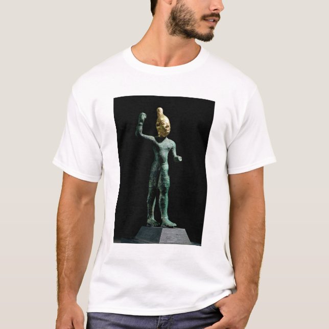 Idol of the storm god Baal, from Syria, Bronze Age T-Shirt (Front)