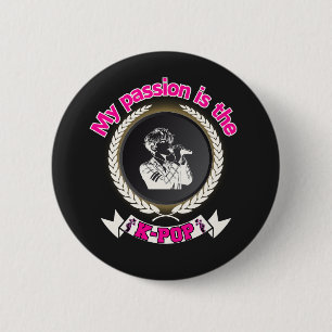 Idol Singing KPop Passion Music Culture Fandom Ene 2 Inch Round Button