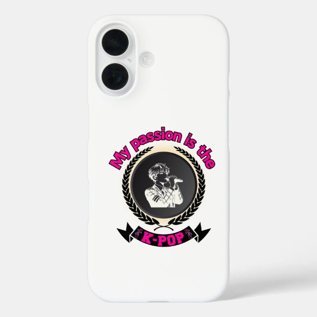Idol Singing KPop Passion Music Culture Fandom Ene Case-Mate iPhone Case (Back)