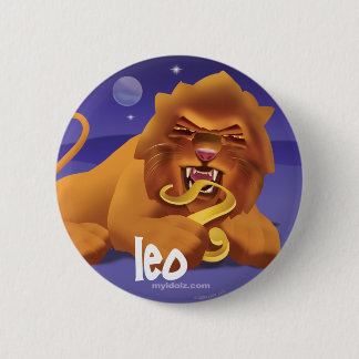 Idolz Leo Circle 2 Inch Round Button