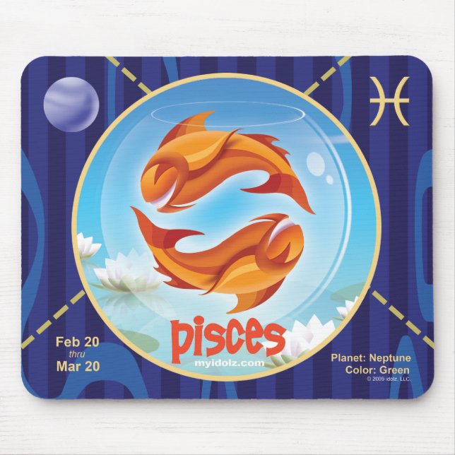 Idolz Pisces Mouse Pad 01 (Front)