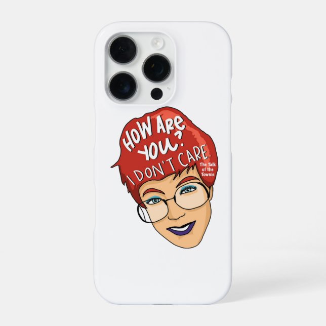 iDon'tCare iPhone Case (Back)
